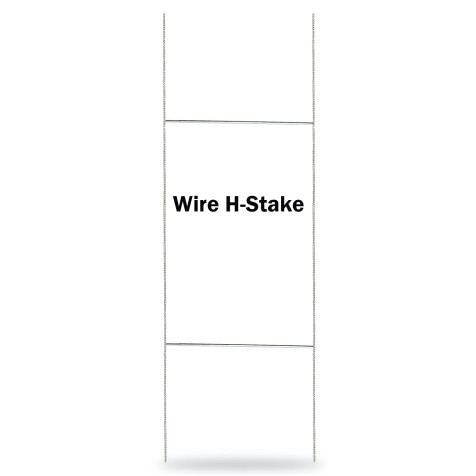 10" Wire H Stakes