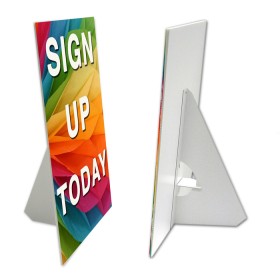 Easel Back Signs - Single Wing - Choose Your Size